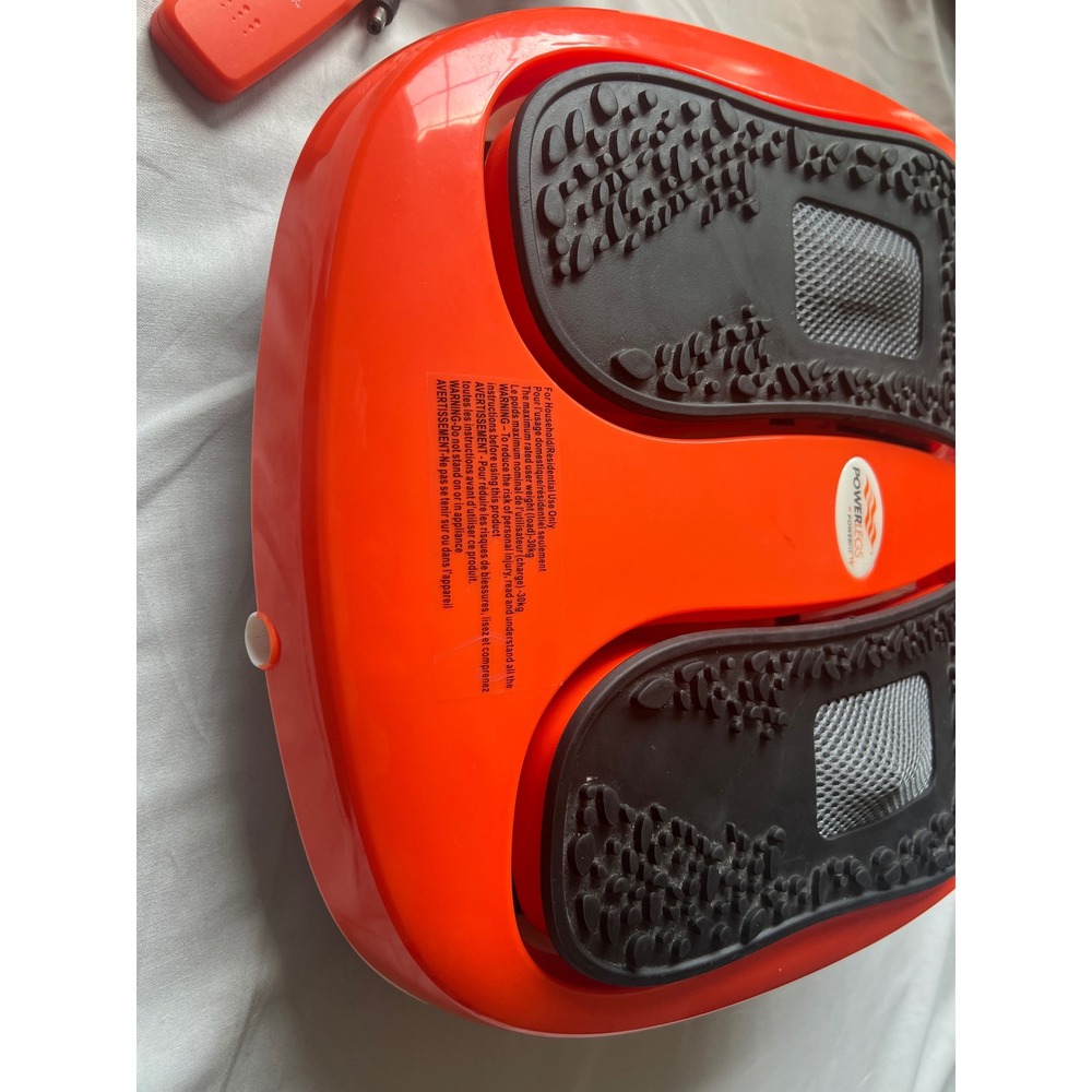 PowerFit Power Legs Vibrating Foot Massager Exerciser Orange ETF002M Tested - Picture 8 of 9